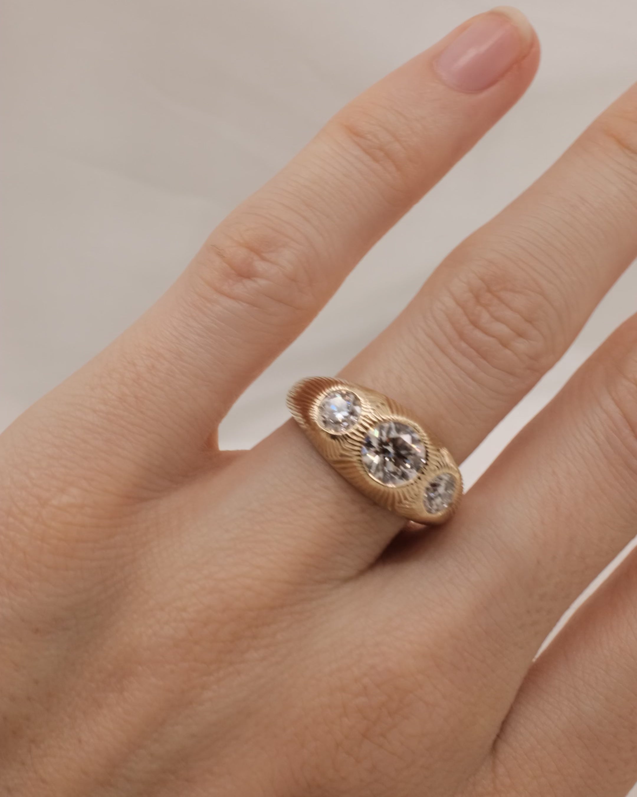 Load video: Talisman Trilogy • Natural Diamonds