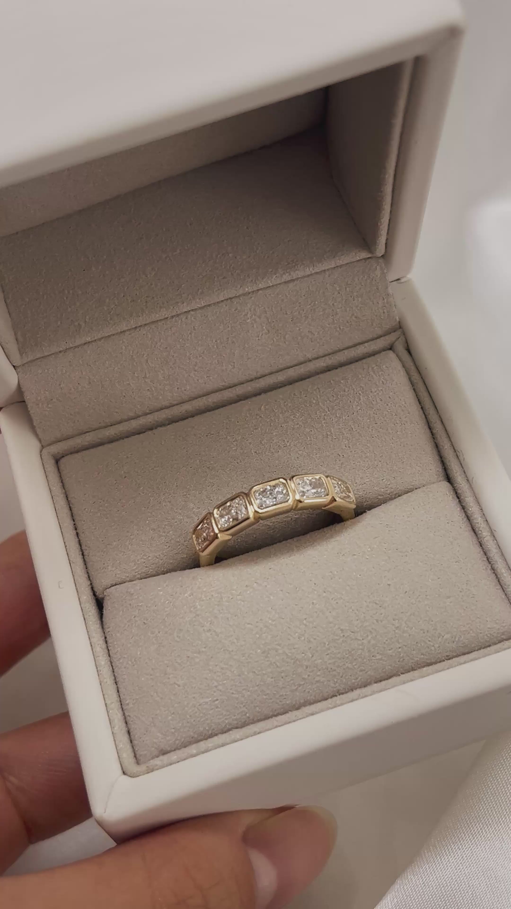 Load video: Radiant Diamond Band In Box