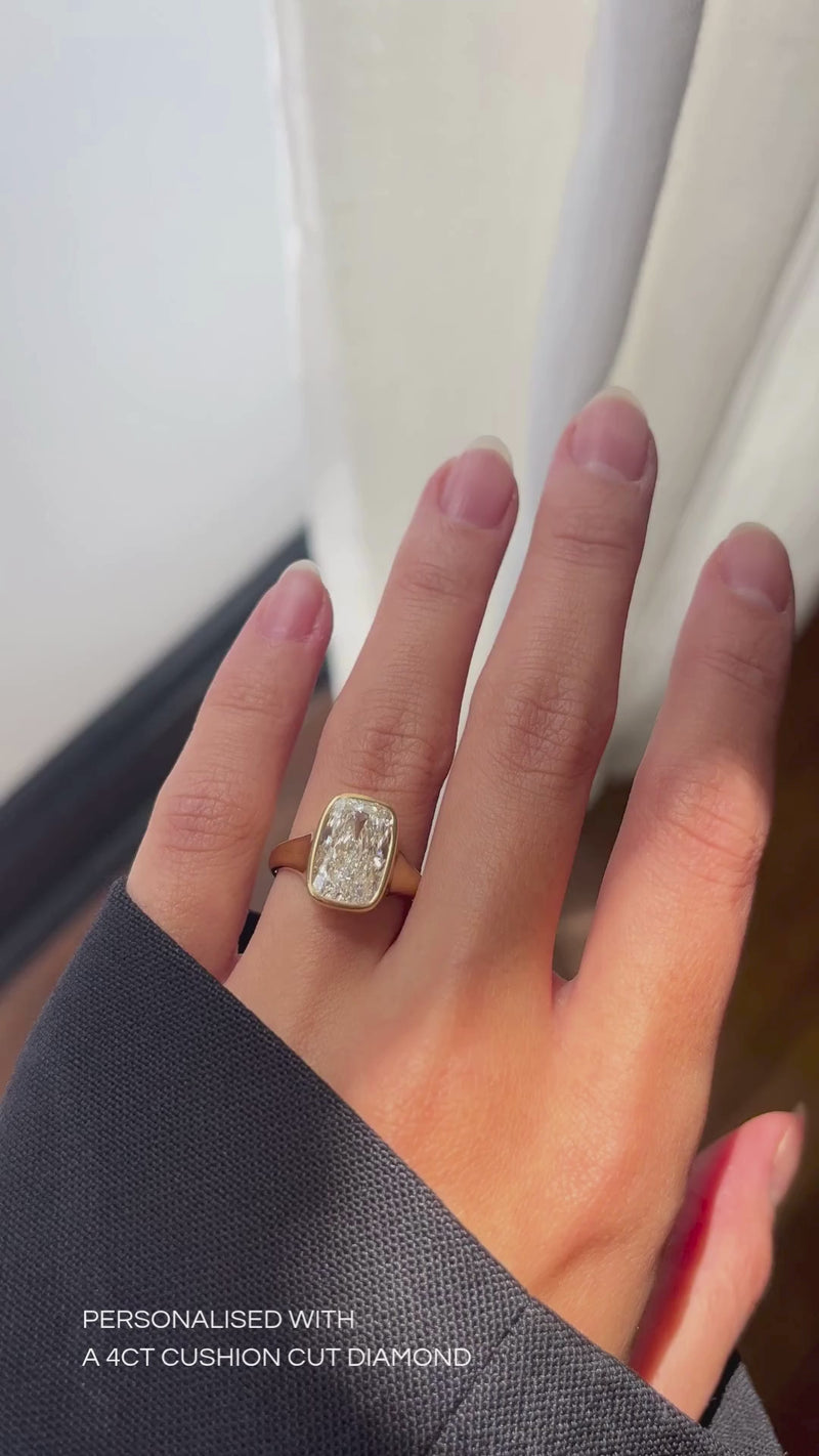 4ct Cushion Solitaire