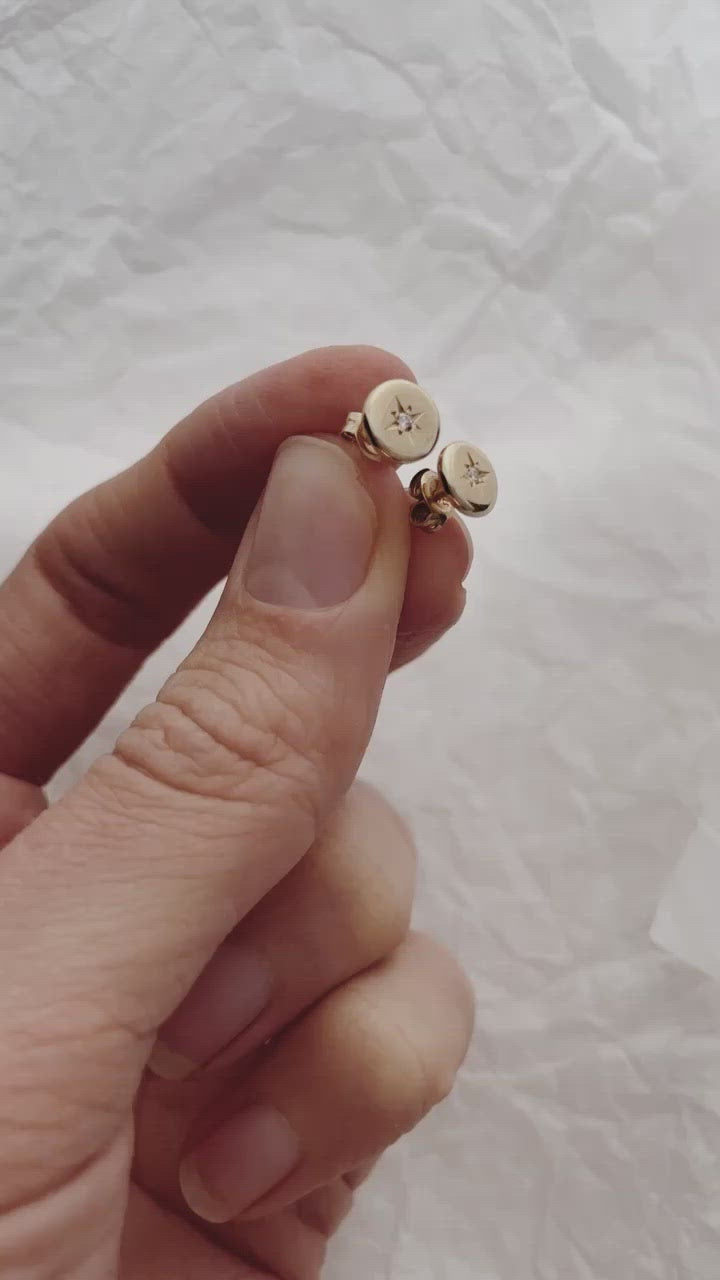 Load video: True North Stud earrings