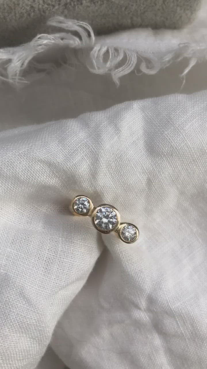 Load video: 1.25ct Trilogy