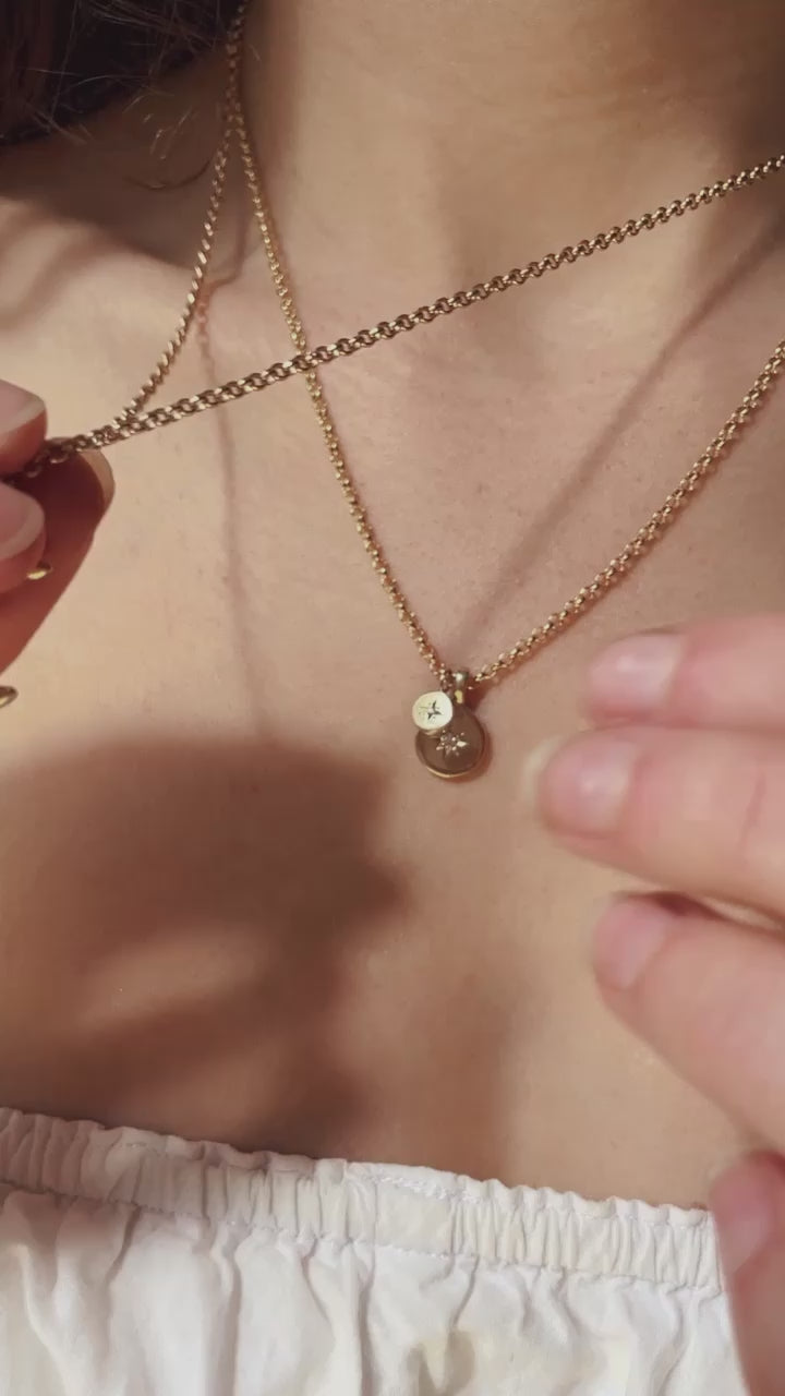Load video: True North &amp; Tiny True North necklace