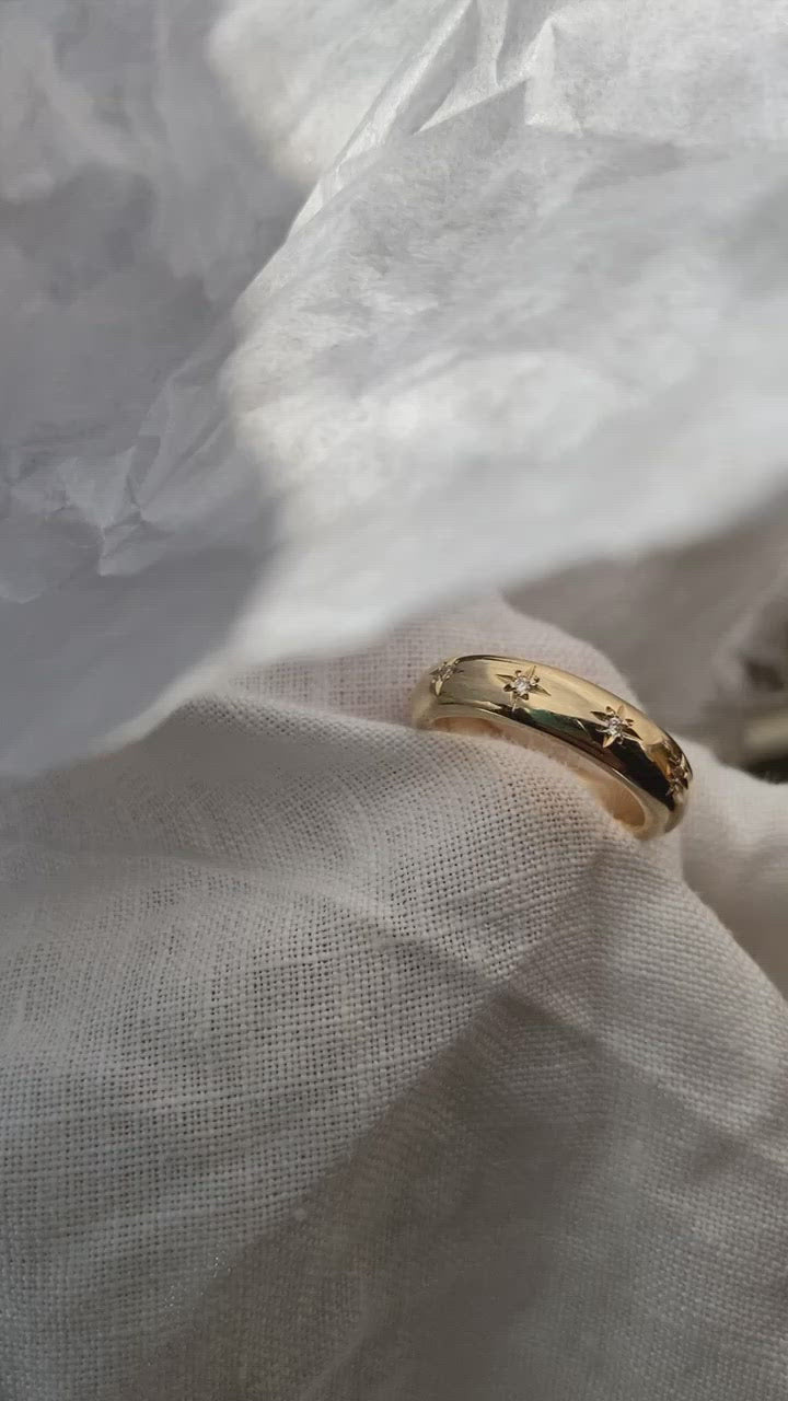 Load video: Starry 5mm Rounded Band