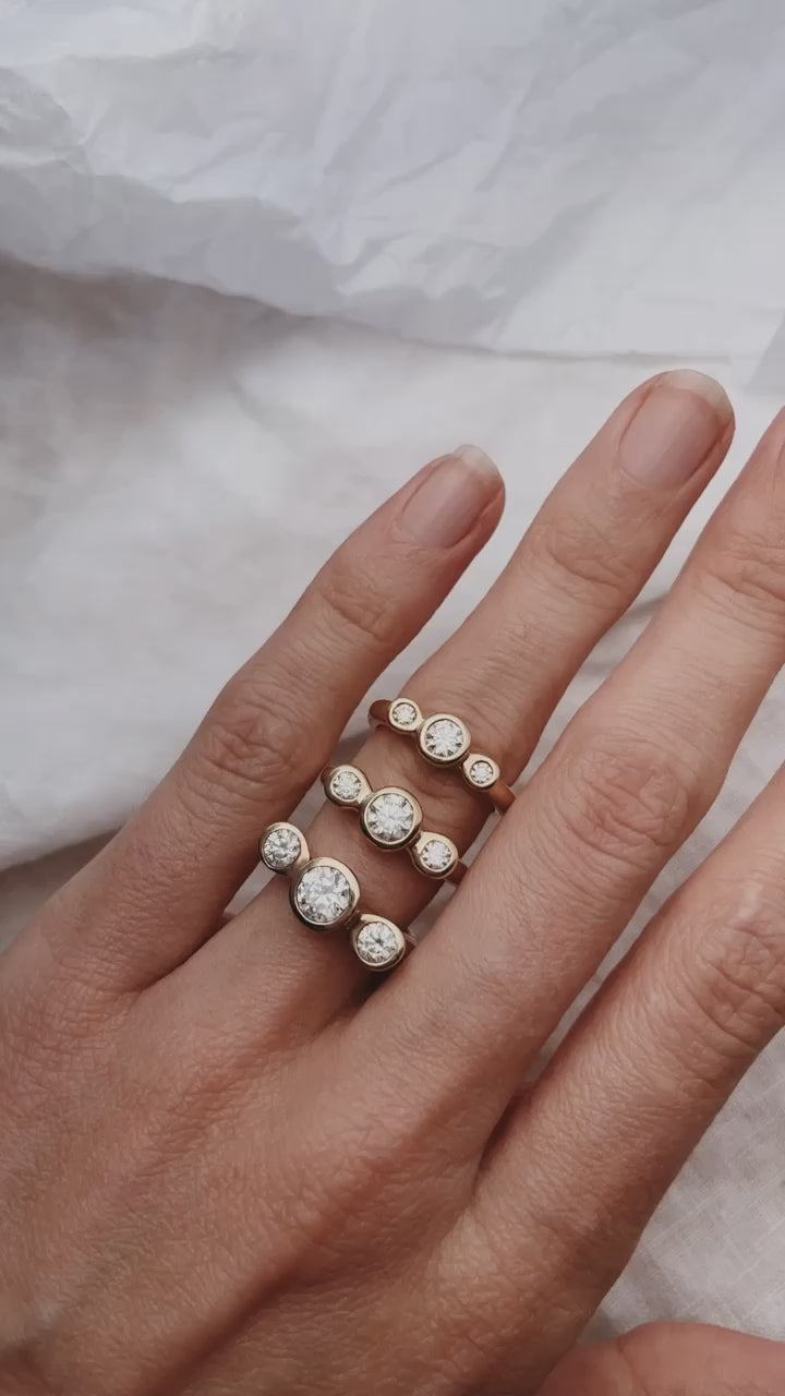 Load video: 1.25ct Trilogy