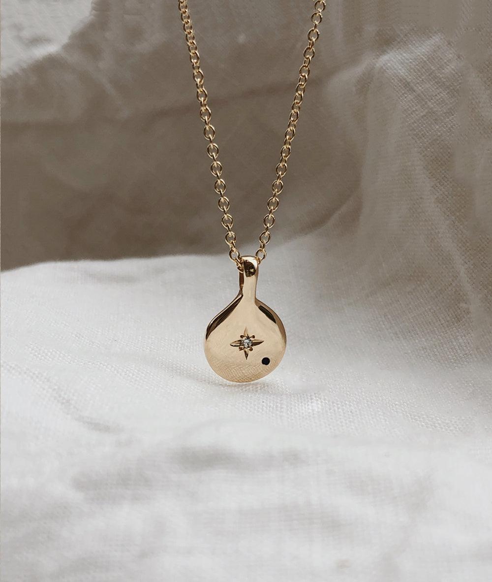 Mini Moon True North necklace - RUUSK