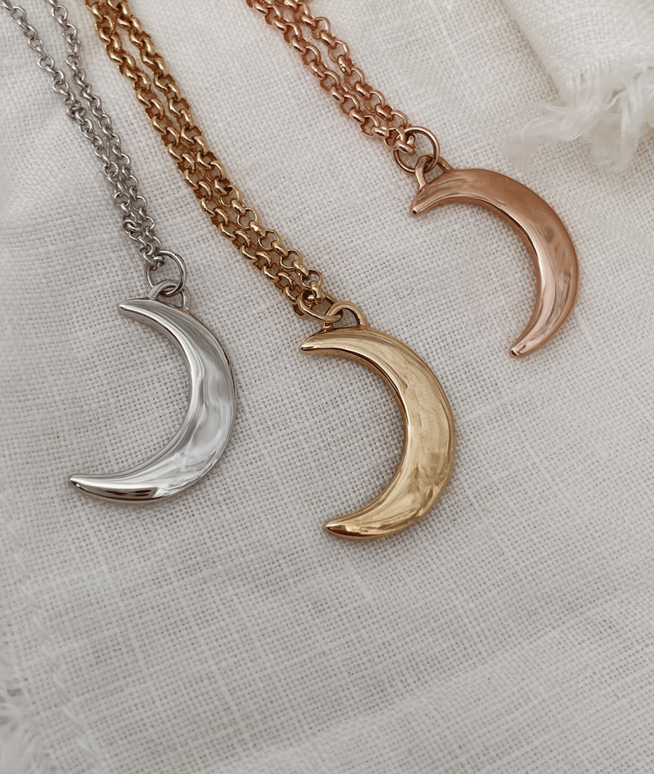 Crescent Moon necklace - RUUSK