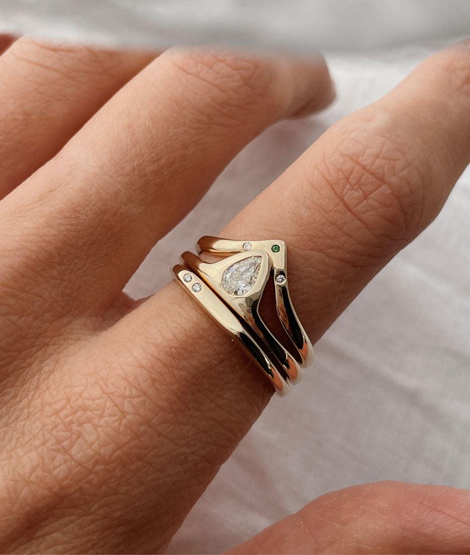 0.3ct Diamond Alma ring - RUUSK