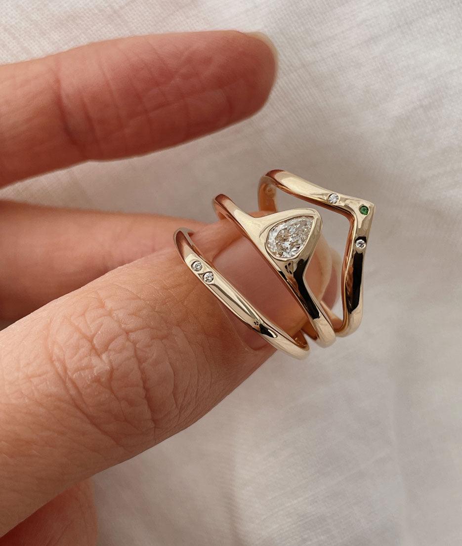 0.3ct Diamond Alma ring - RUUSK