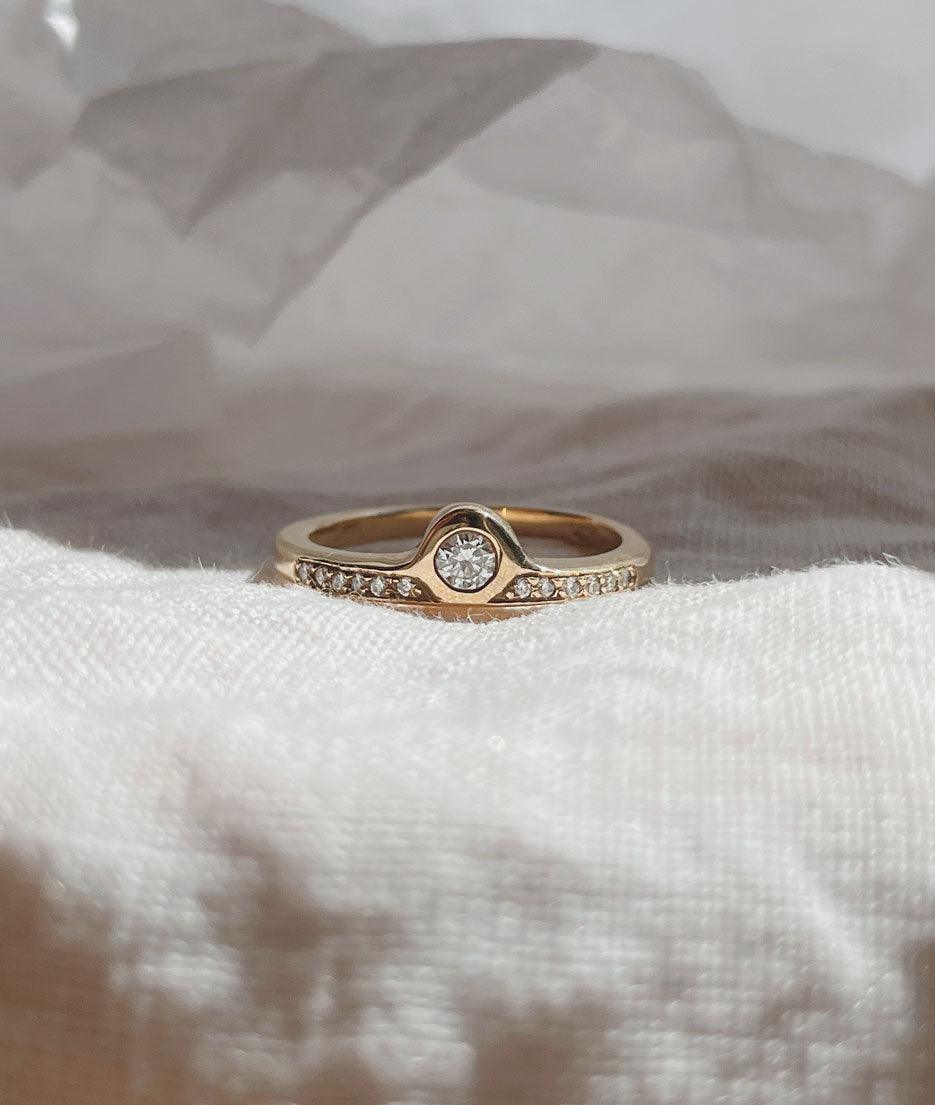Diamond Moon Rising ring - RUUSK
