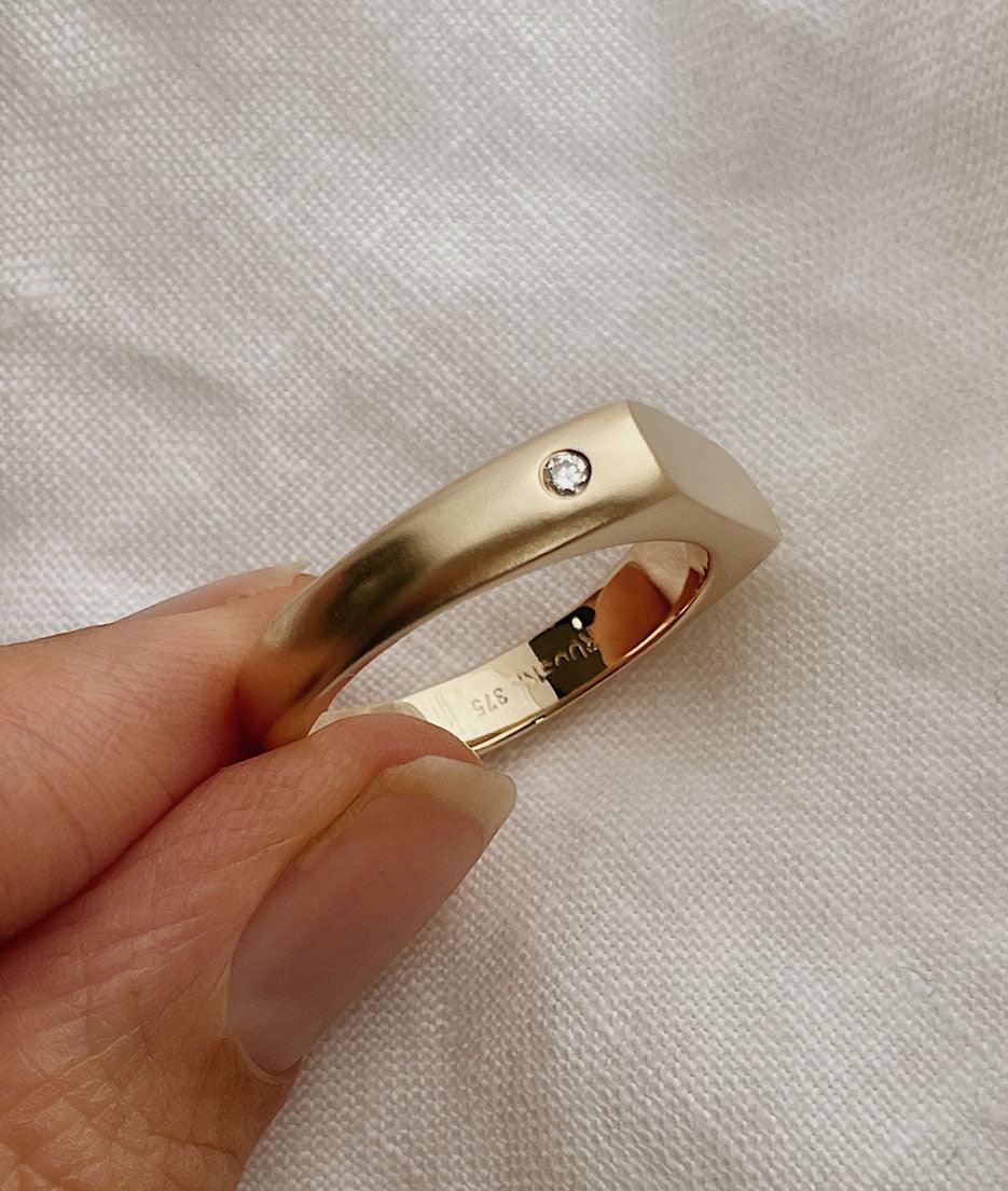 Men's Long Signet Ring - RUUSK