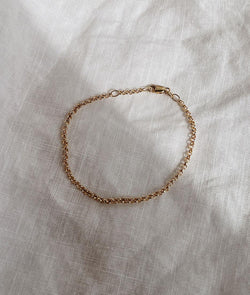 Yellow Gold Medium Bracelet Chain - RUUSK