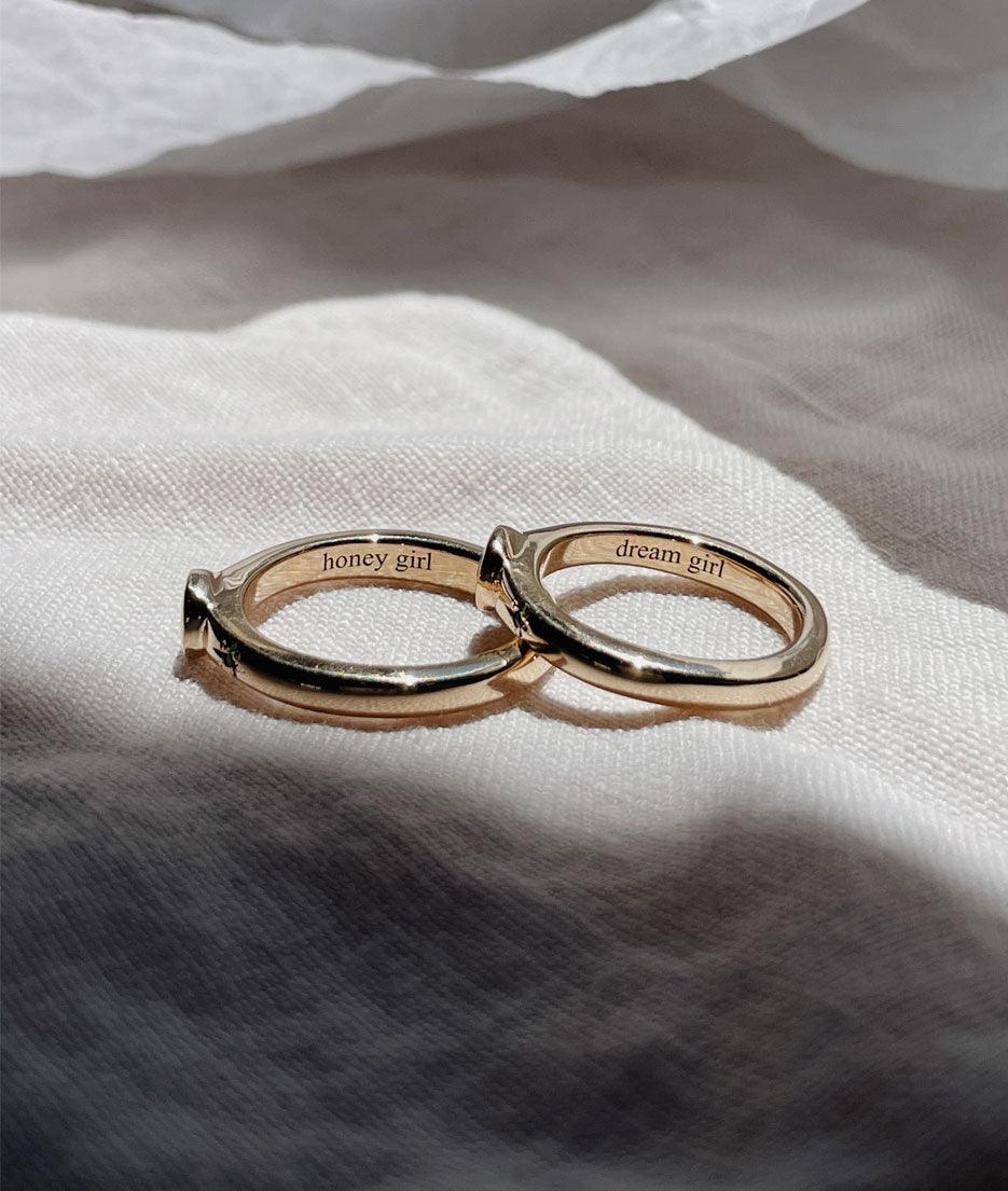 Mini Solitaire ring - RUUSK
