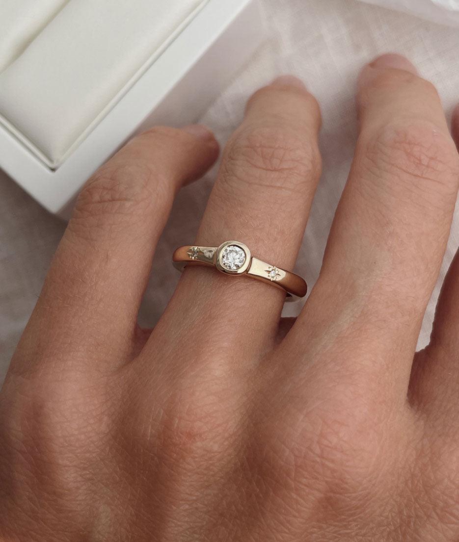 Mini Solitaire ring - RUUSK