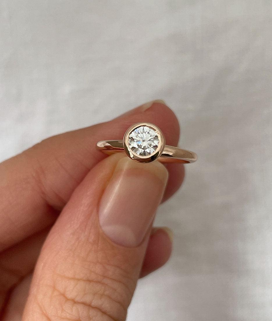 0.4ct Diamond Fine Solitaire Ring - RUUSK
