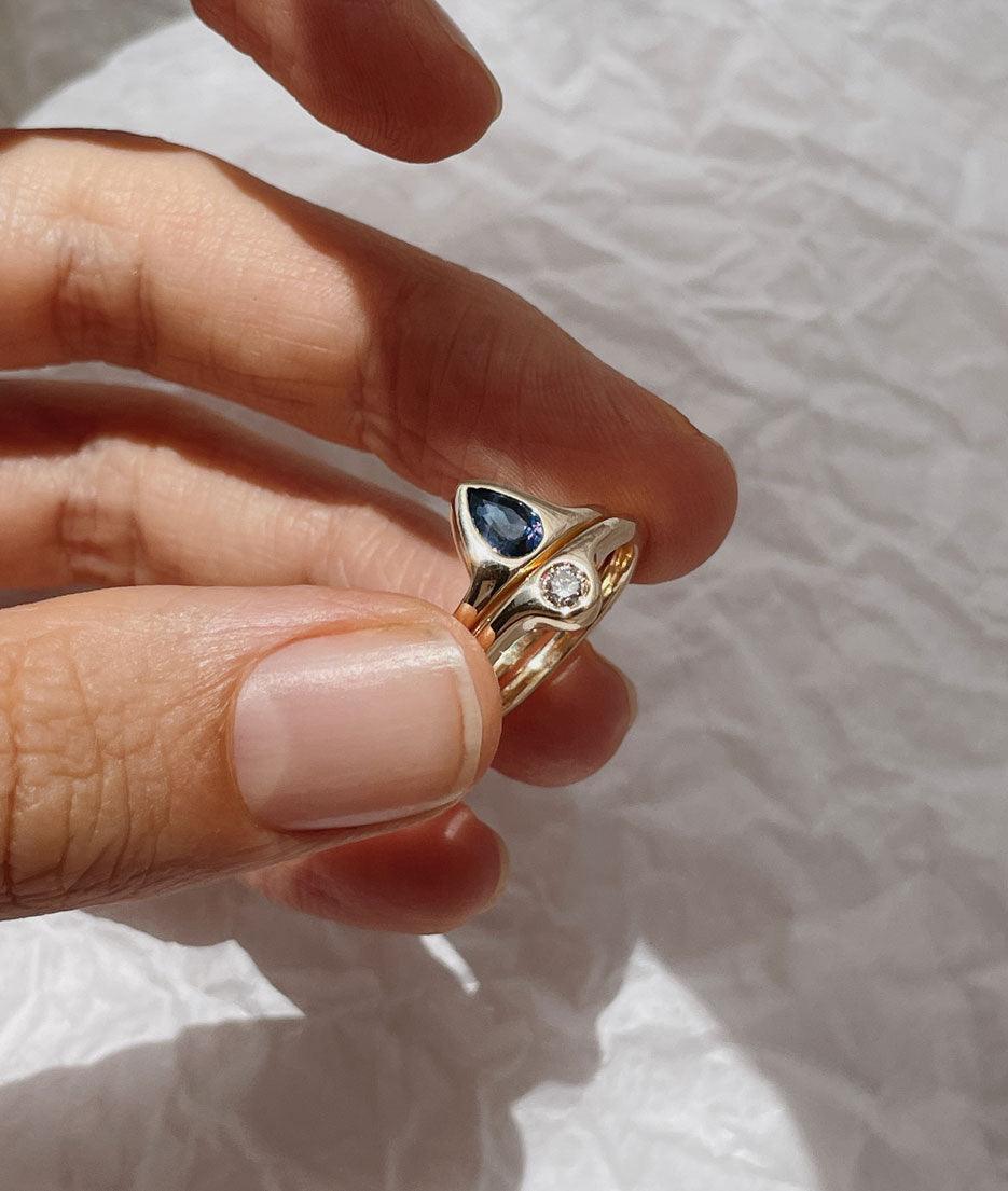 Sapphire Alma ring - RUUSK