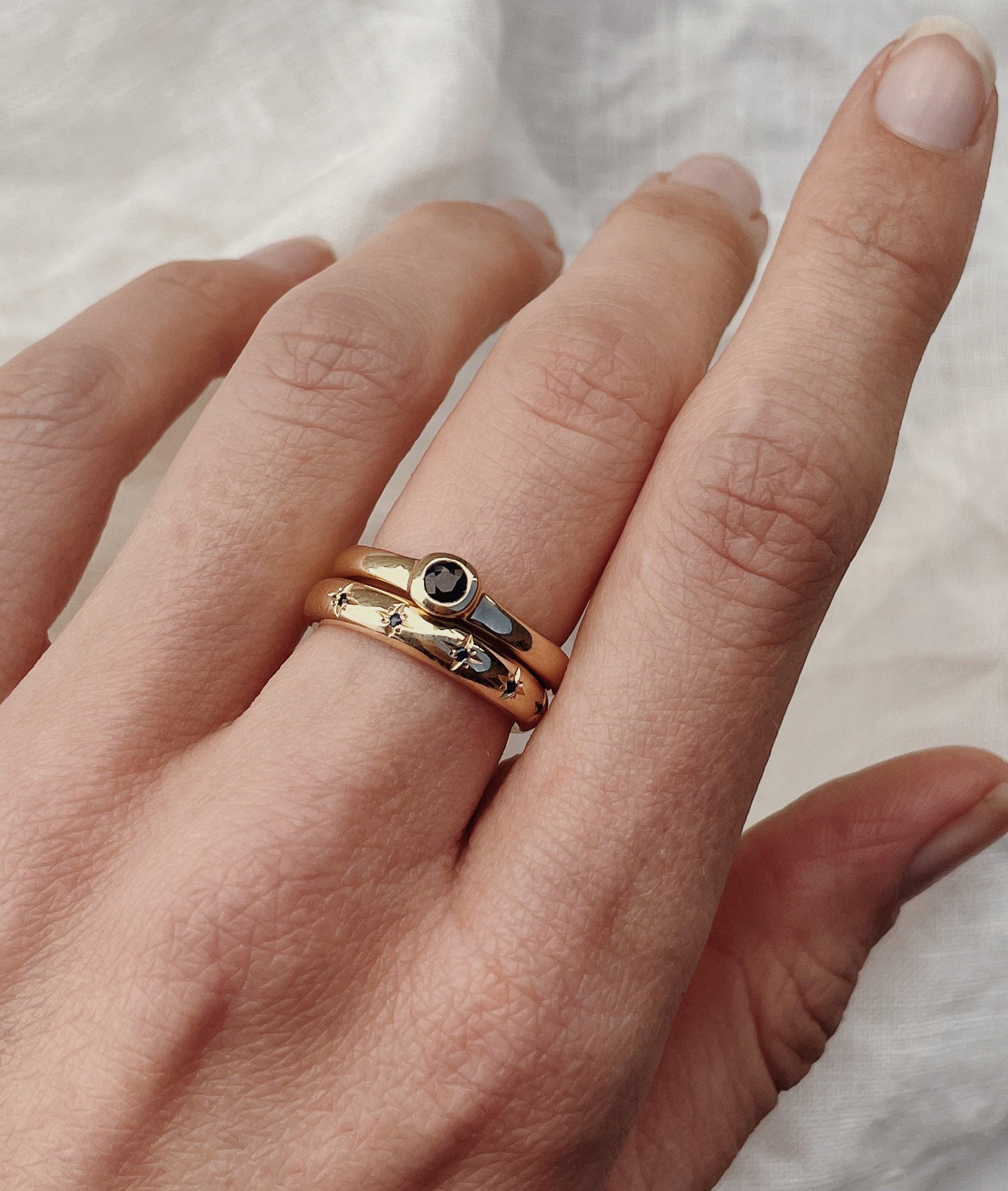 Starry Thin Organic ring - RUUSK