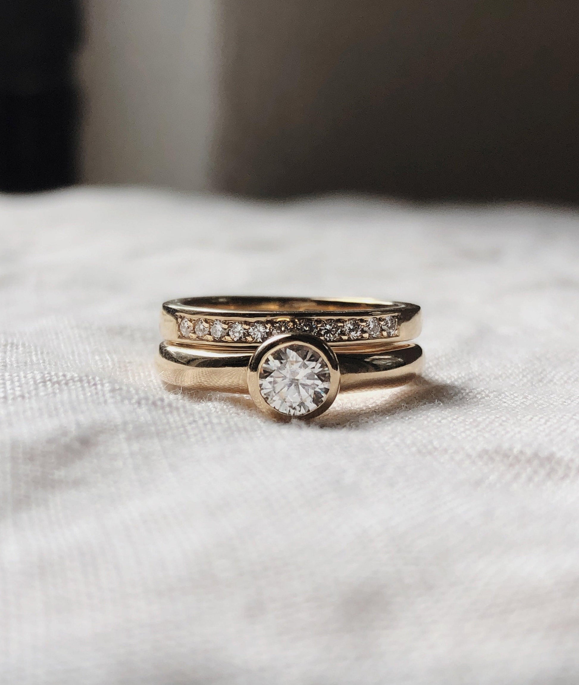 Shimmer Thin Square ring - RUUSK