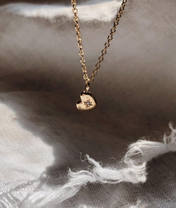 Tiny Heart of Gold necklace - RUUSK