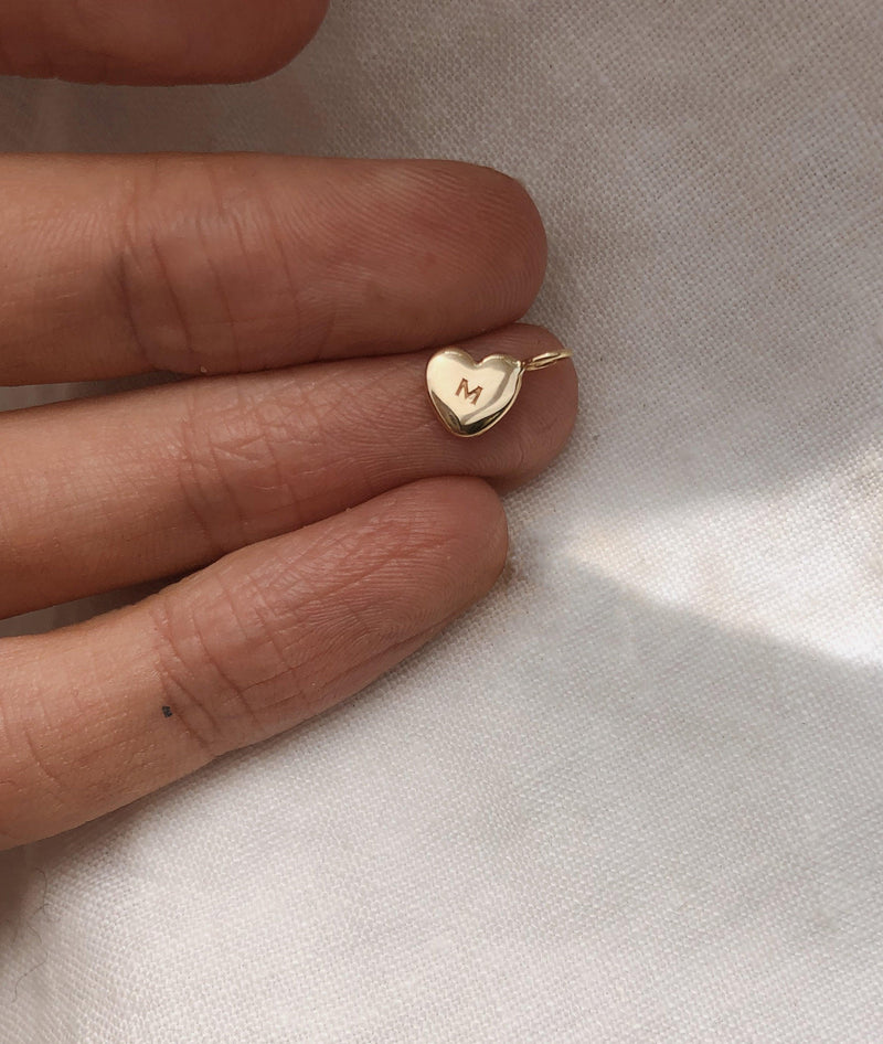 Tiny Heart of Gold necklace - RUUSK