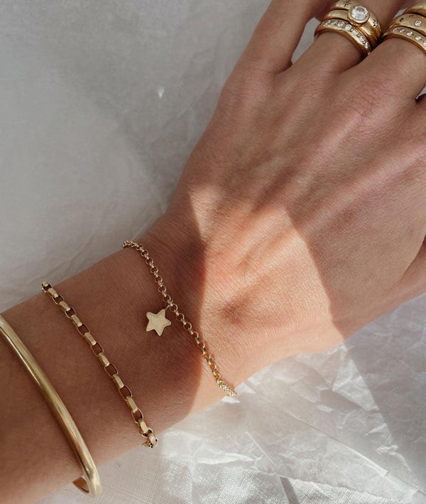 Tiny Star Charm bracelet - RUUSK