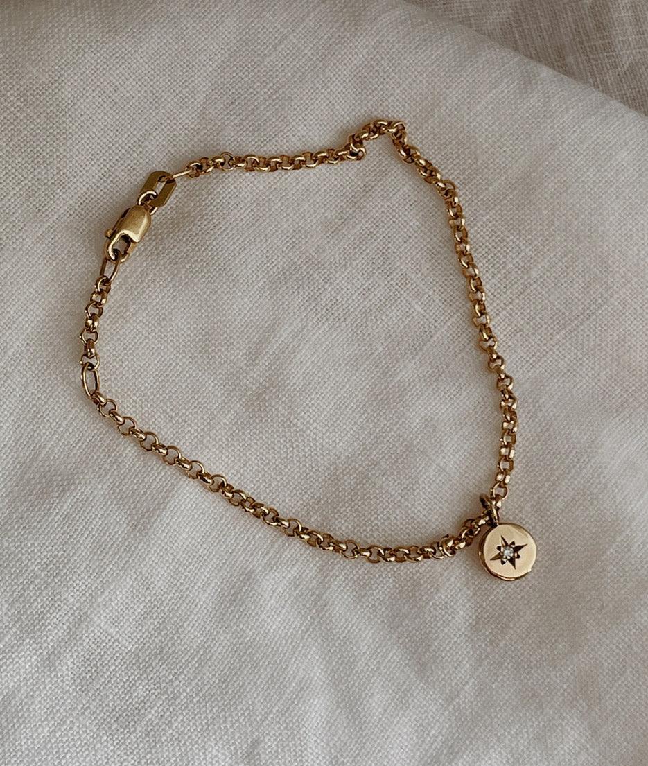 Yellow Gold Medium Bracelet Chain - RUUSK
