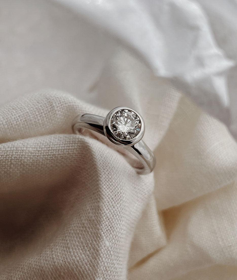 0.8ct Diamond Solitaire ring - RUUSK