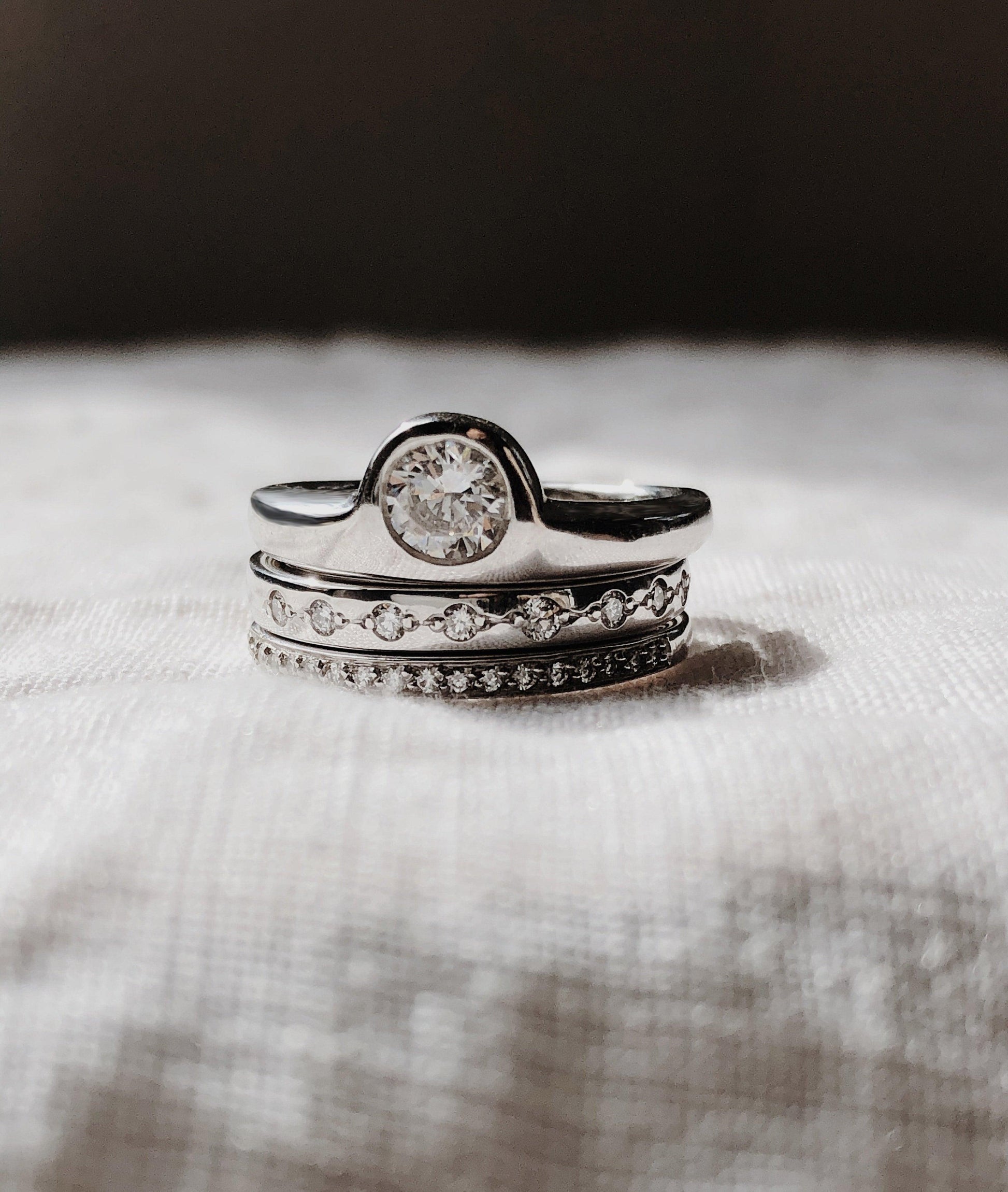 Pebble Thin Square ring - RUUSK
