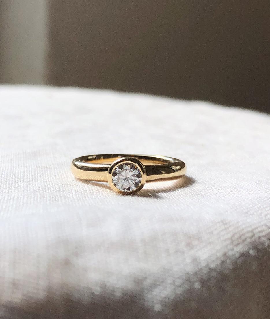 0.5ct Diamond Solitaire ring - RUUSK