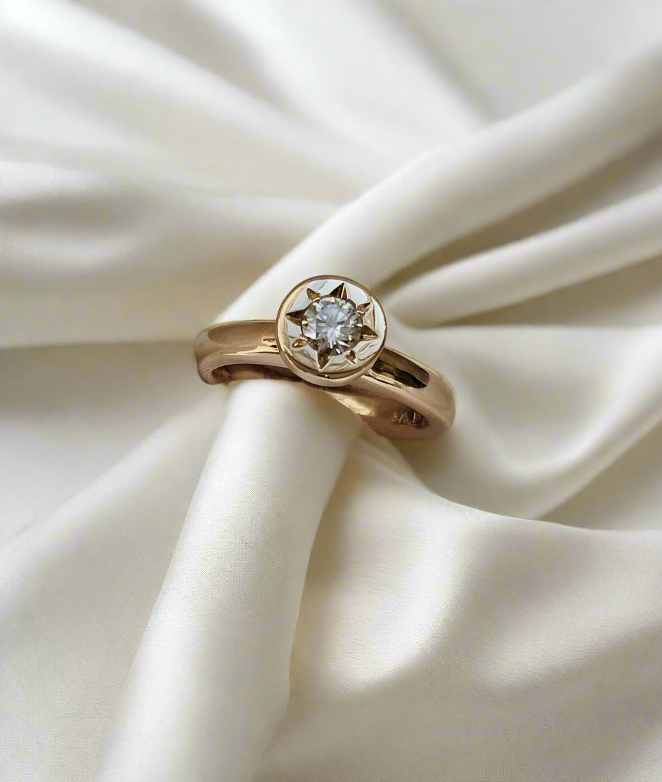 0.25ct Mini Stellar Solitaire Ring - RUUSK