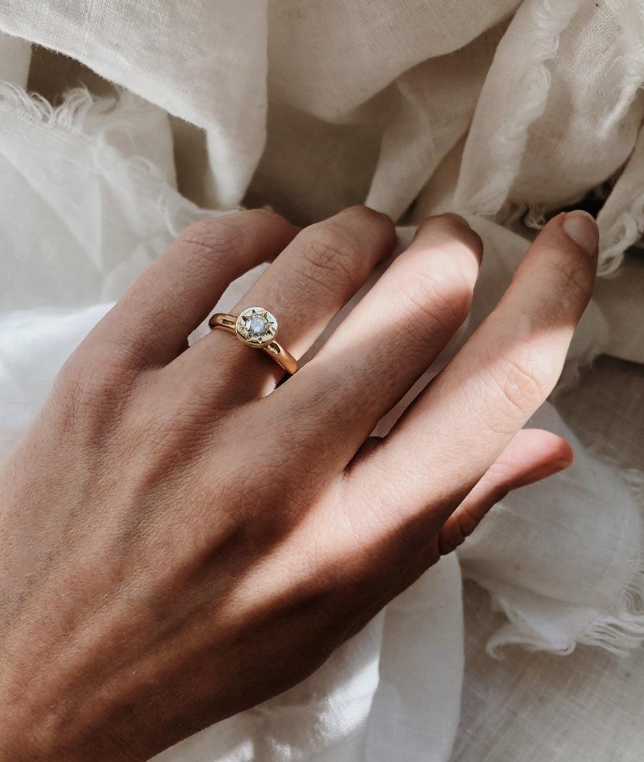 0.25ct Mini Stellar Solitaire Ring - RUUSK