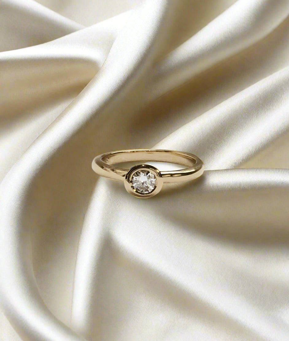 0.25ct Diamond Pebble ring - RUUSK