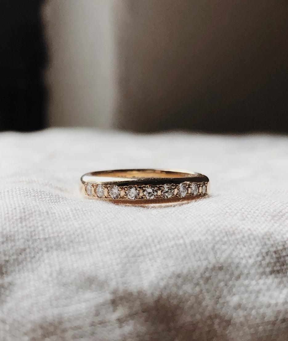 Shimmer Thin Organic ring - RUUSK