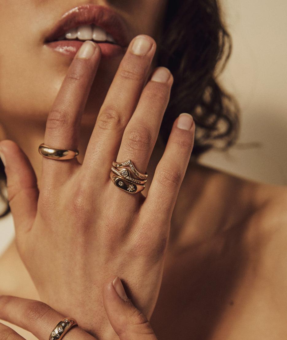 Diamond Crest ring - RUUSK