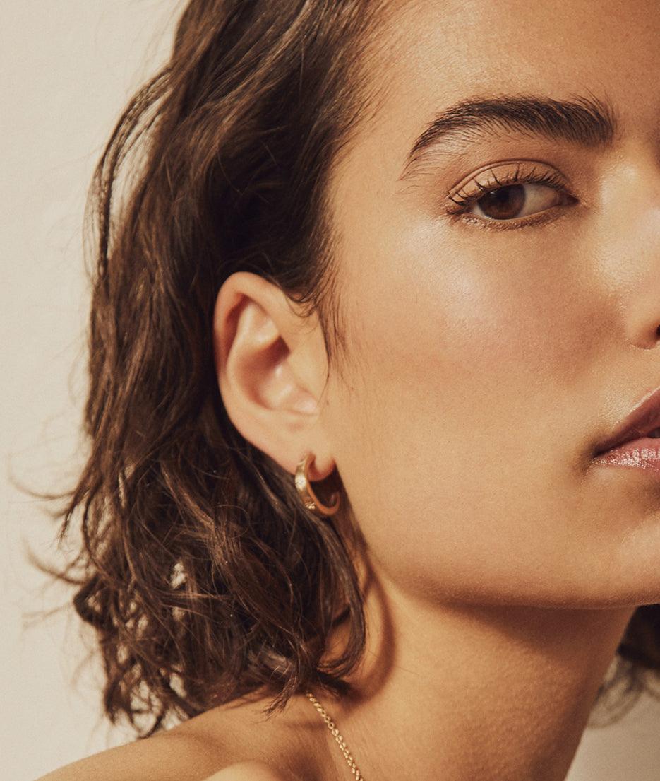 Diamond Luna earrings - RUUSK