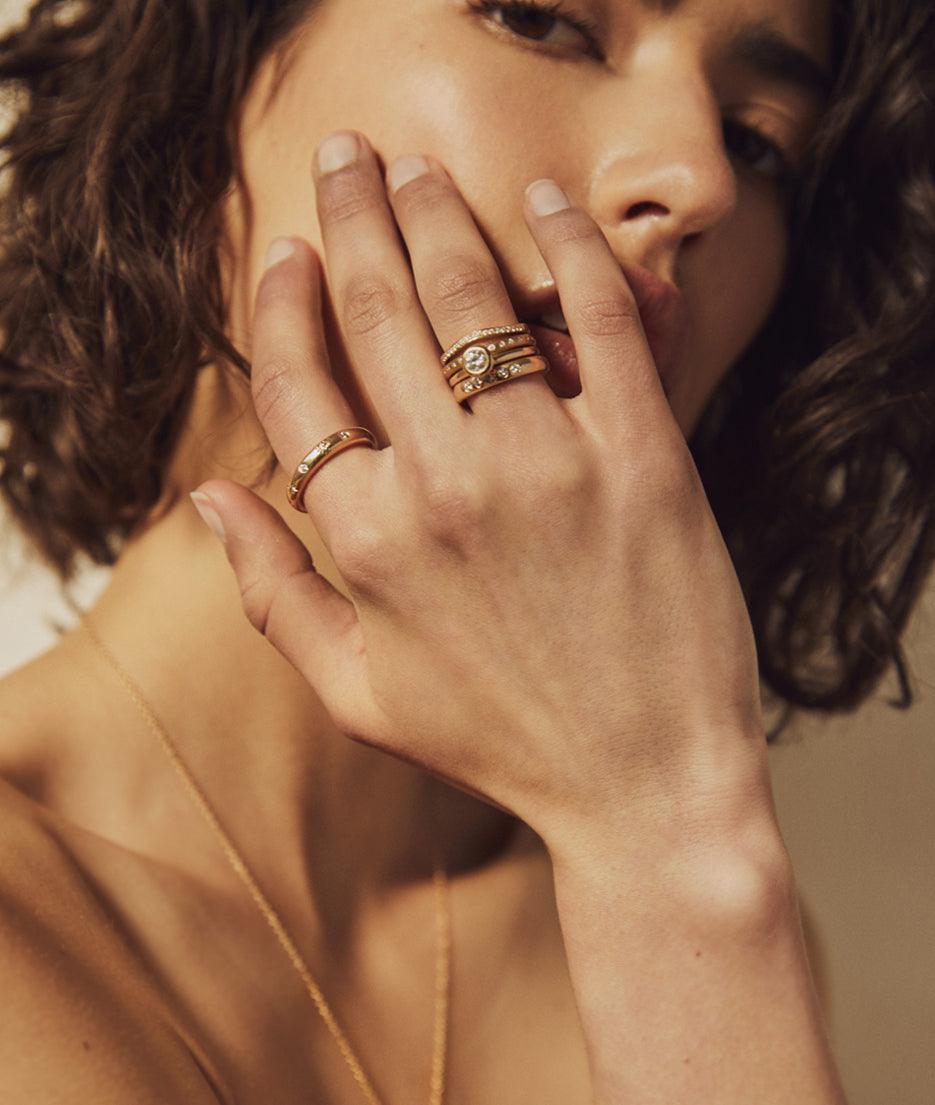 Moon & Stars ring - RUUSK