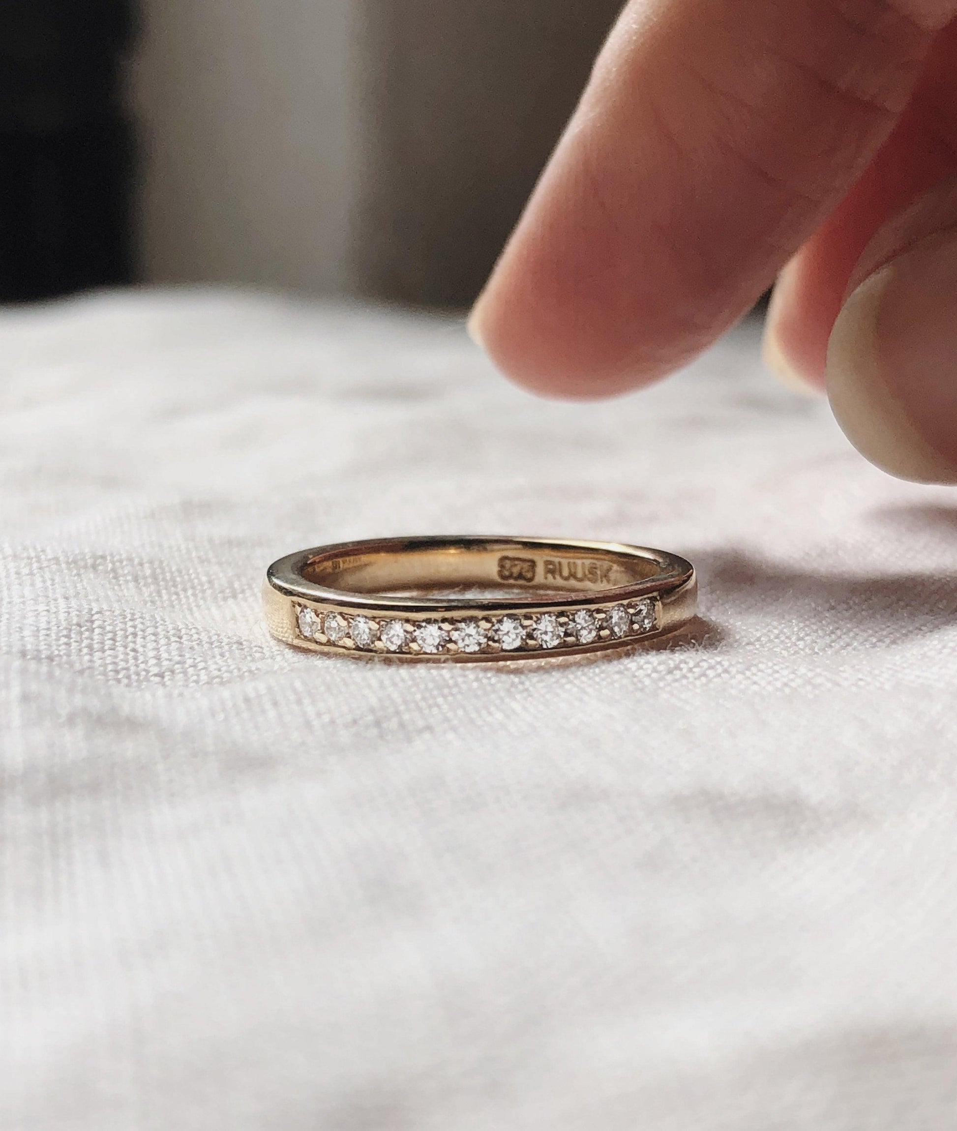 Shimmer Thin Square ring - RUUSK