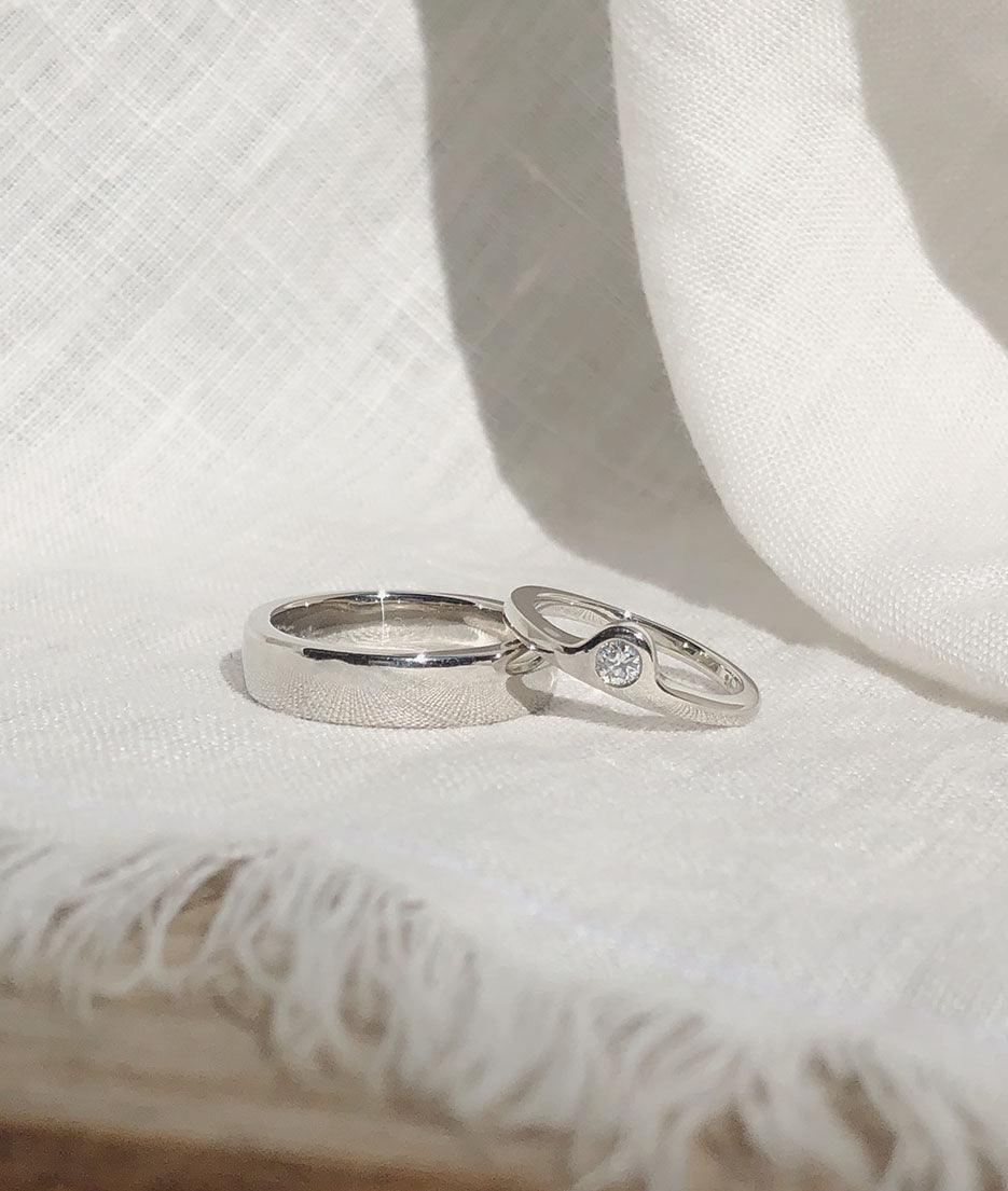 Mini Luna Diamond ring - RUUSK
