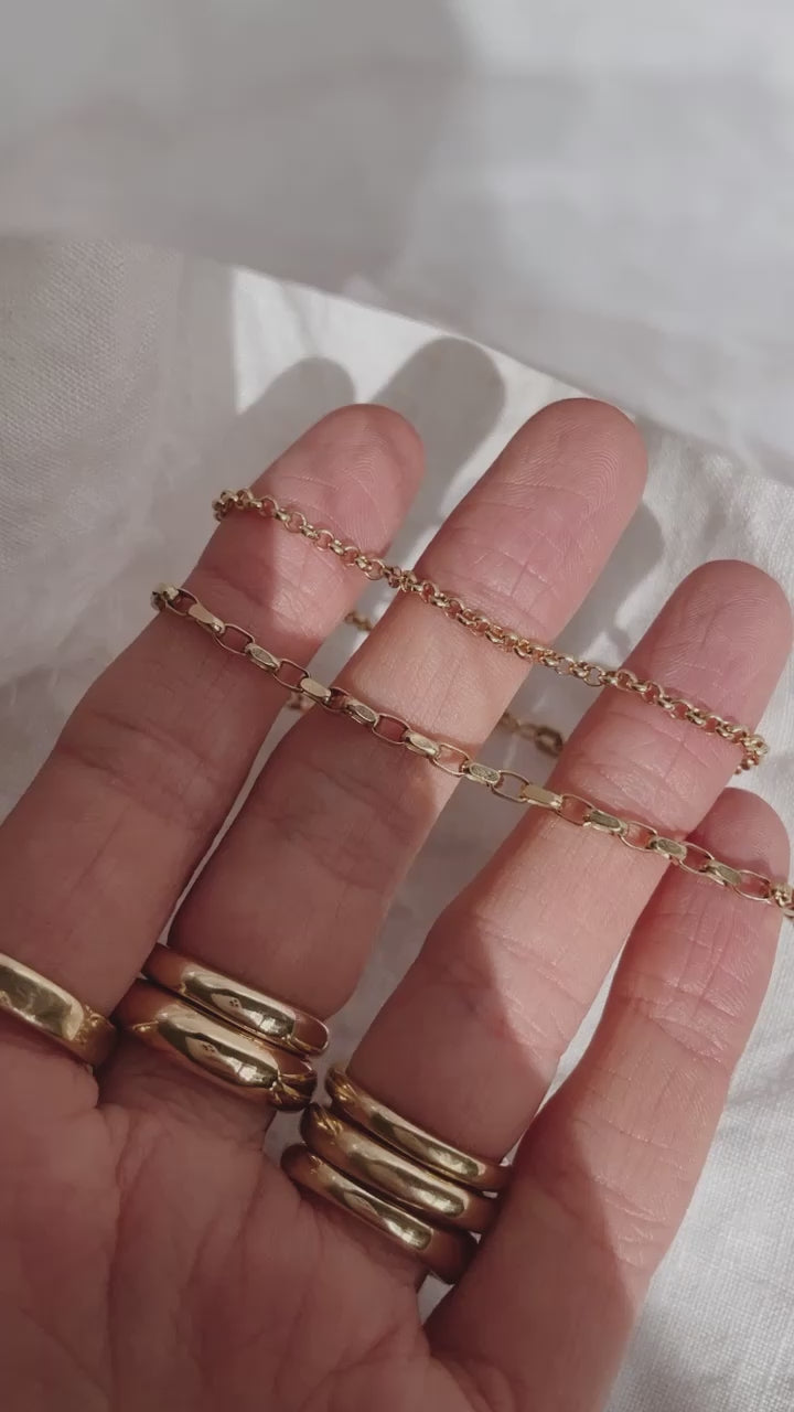 Load video: Diamond Cut Bracelet Chain