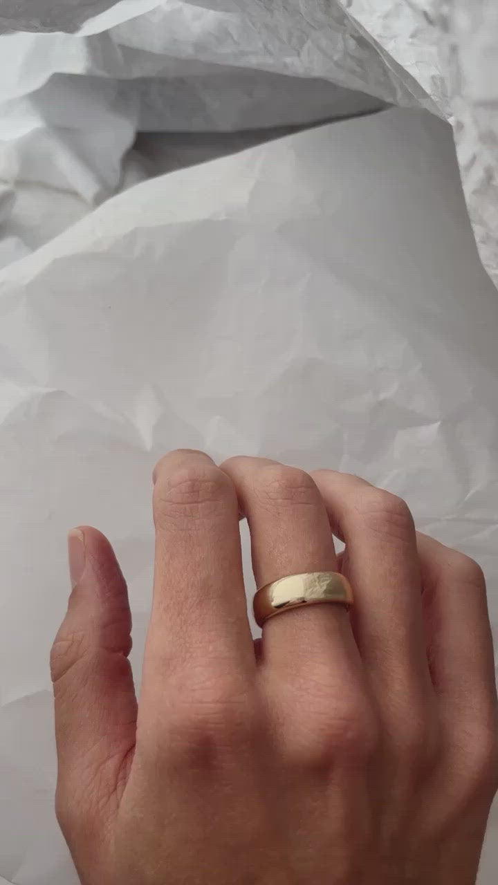 Load video: 6.5mm Rounded Band