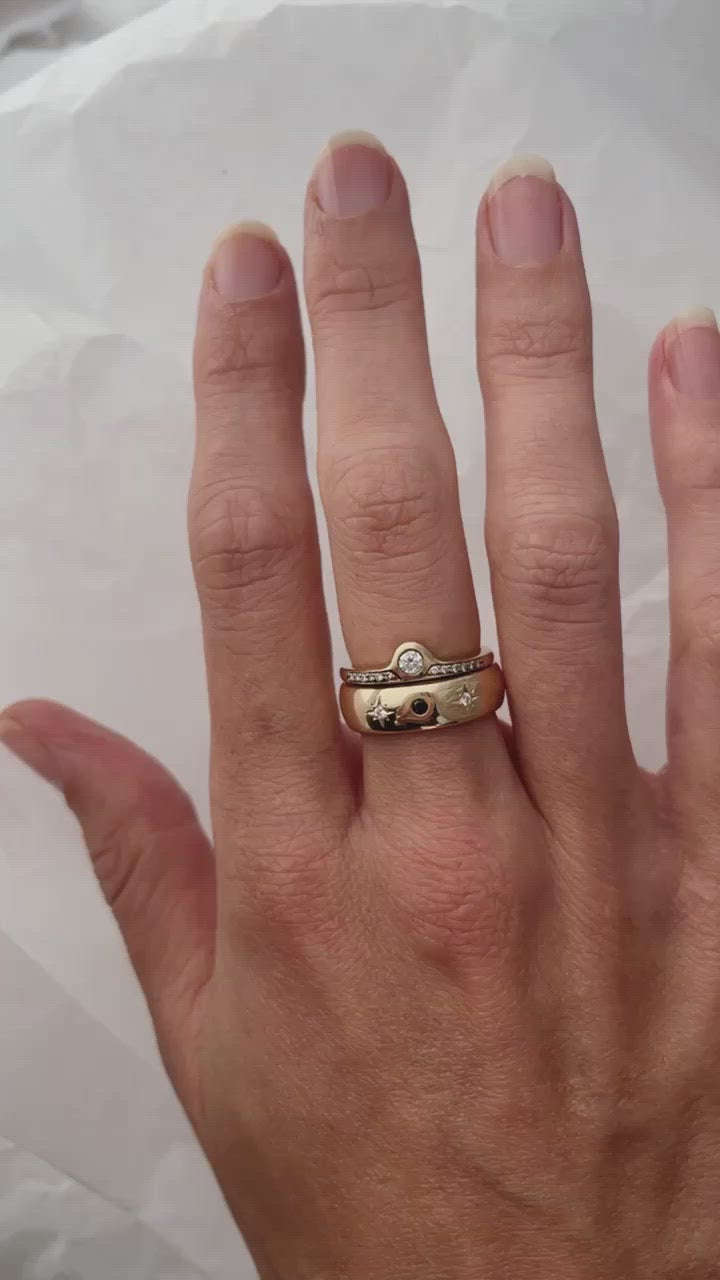 Load video: New Moon ring